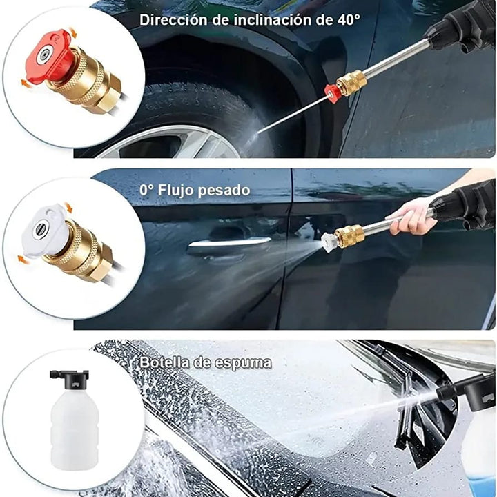 ULTIMAS 50 UNIDADES | Hidrolavadora Alta Presión Inalámbrica UltraJet™ + 8 ACCESORIOS DE REGALO