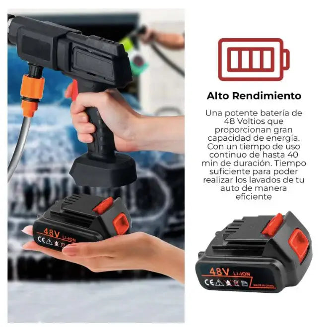 ULTIMAS 50 UNIDADES | Hidrolavadora Alta Presión Inalámbrica UltraJet™ + 8 ACCESORIOS DE REGALO