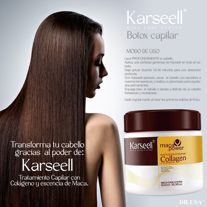 Karseell - Tratamiento Capilar De Colágeno | Original 16.90oz (500ml)