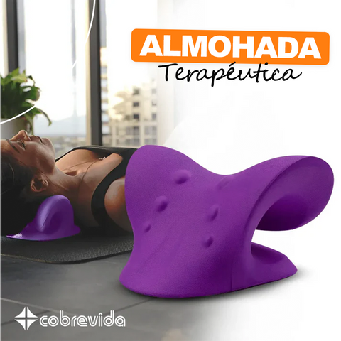 MásRelax™ Almohada Cervical Terapéutica | ALIVIO INMEDIATO DE DOLORES DE ESPALDA Y MIGRAÑA
