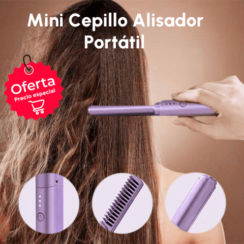 Mini Cepillo Alisador Portátil + Envio GRATIS