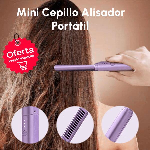 Mini Cepillo Alisador Portátil + Envio GRATIS